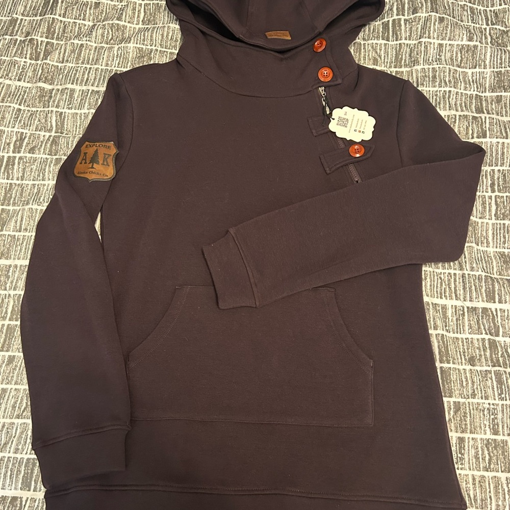 Alaska Chicks Co. Seldovia Side Zip Hoodie